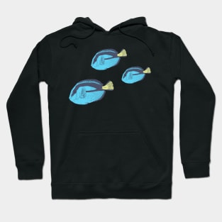 Blue Tang Fish - Keep Swimming - Aquarium Fish Hoodie